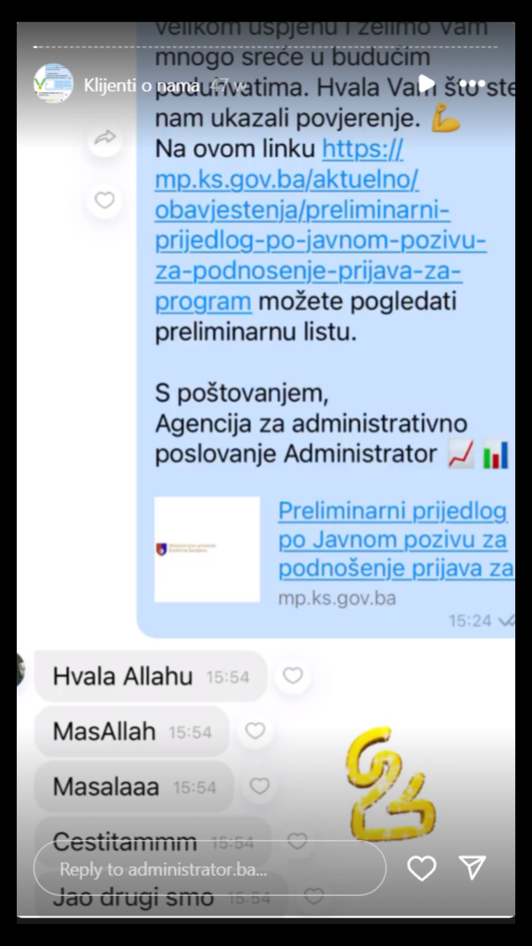 Praćenje javnih poziva